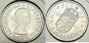 Großbritannien One Shilling 1963 - Bild 1 von 1