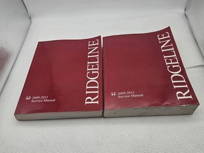 2009 2010 2011 Honda Ridgeline Service Shop Manual Book Vol. 1 + 2 Set of 2 Foto 1 de 4