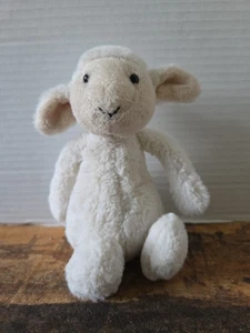 Jellycat Bashful Lamb Small Plush Sheep Soft Toy 8" White Cream - Picture 1 of 6