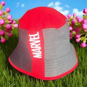 Marvel Disney Parks Bucket Hat OS Cap Logo Color Block Souvenir Holiday Travel - Picture 1 of 9