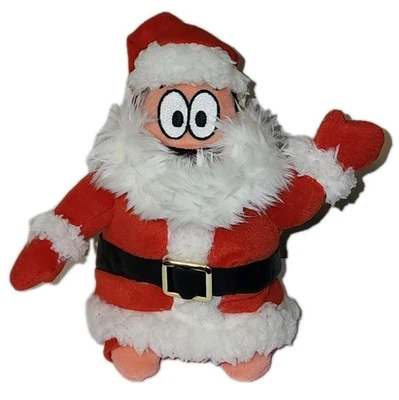 NT* Ty Beanie Baby Patrick Star (PATRICK CLAUS) 7.5 英寸无挂牌填充玩具 — 第 1/4 张图片