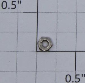 Lionel 2-56 Nickel #2-56 X 3/16" Hex Nut (24) - Picture 1 of 1