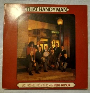 ๐ถ ๐ค Autographed Cotton Jazz Band with Ruby Wilson That Handy Man LP Album NICE - Picture 1 of 6
