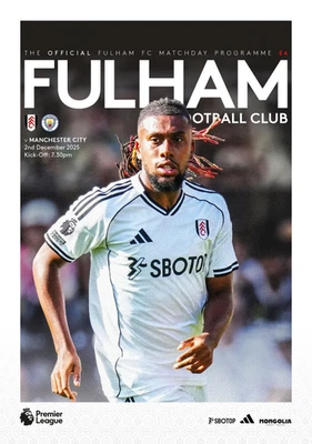 Fulham v Manchester City - FA Premier League - 02 December 2025 - In Stock Now - Image 1 of 2