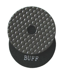 4" Premium Dry Diamond Polishing Pad, Black Buff - Picture 1 of 1