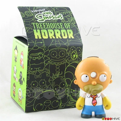Kidrobot The Simpsons Treehouse of Horror - Donut Head Homer vinyl figure - Image 1 of 3
