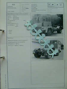 LKW Frankreich Berliet TR 305 Sattel 1980 DDR KFZ-Brief KTA Vorlage f. Zulassung - Bild 1 von 1
