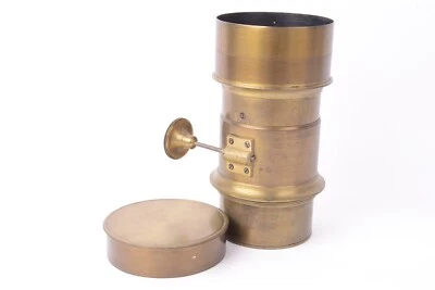 Objectif en laiton, Type Petzval, Millet, Environ 220mm f/4 - Photo 1/4
