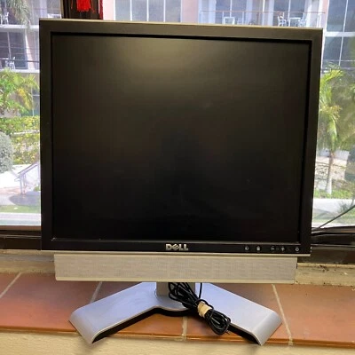 Dell 1708FP Monitor - with DVI cable, Power Cord, & Soundbar (Dell AS501) - Image 1 of 4