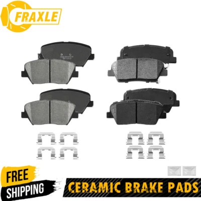 Pastillas de freno delanteras y traseras de cerámica con herrajes para Kia Sorento 2016-2020 Foto 1 de 4