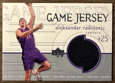ALEKSANDAR RADOJEVIC 1999-00 Upper Deck Game Jersey Rookie RC #GJ26 - Image 1 of 2