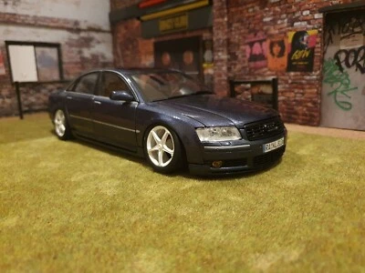 Audi A8 3.2 1/18 motor max tuning modified conversion motormax - Photo 1/4