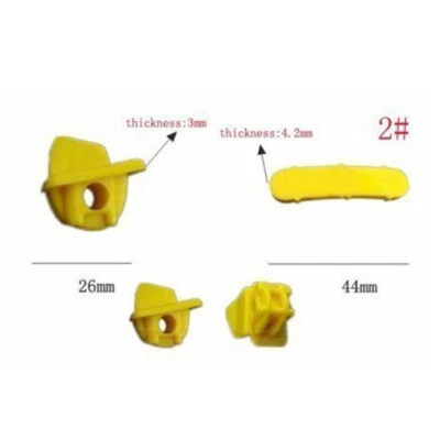 20x Tyre Changer Machine Mount Demount Duck Head Insert Rim Protector 2# - Image 1 of 4