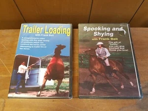 Spooking & Shying Trailer Loading DVDs Frank Bell Dances With Horses Whisperer - Picture 1 of 12