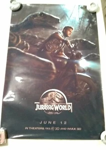 Jurassic World 2014 Theater echtes 3D IMAX Poster 35" mal 23,5" - Bild 1 von 12