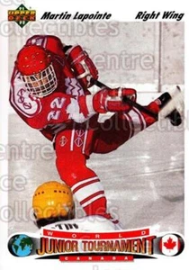 1991-92 Upper Deck #685 Martin Lapointe - Picture 1 of 1