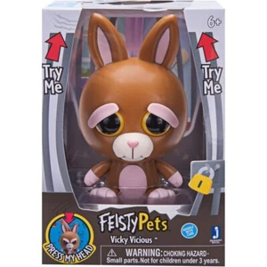 Feisty Pets Vicky Vicious™️ 4-Inch Bunny Toy Figure For Kids Ages 6 Plus - Picture 1 of 5