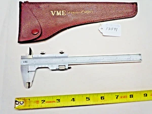 Pinzas, VME 6" Machinist's Vernier Calipers (.001") Inoxidable, Endurecido, Japón - Imagen 1 de 7