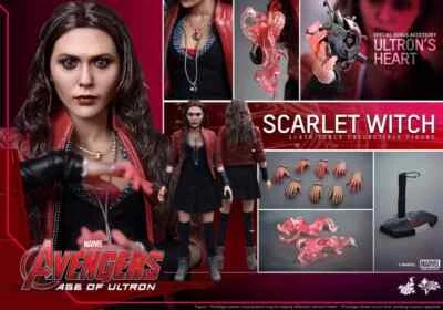 New Hot Toys MMS301 Avengers Age of Ultron AOU Scarlet Witch Elizabeth Olsen！ - Image 1 of 4