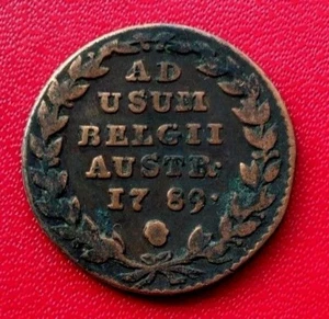 MONNAIE 1 LIARD JOSEPH II PAYS-BAS AUTRICHIENS 1789 - Bild 1 von 3