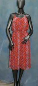 Olive & Oak Size 4 Fully Lined Sun Dress Adjustable Straps & Blouson Waist - Picture 1 of 6