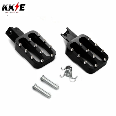 KKE Pit Bike CNC Footpegs for Honda  XR50 XR70 CRF50F Yamaha  PW50 PW80 Black Foto 1 de 4