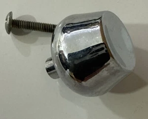 Vintage Chrome Drawer Knobs 1-1/4”Tall 1-1/4” Wide Tulip Pull Amerock - Picture 1 of 7