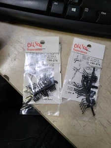 Lot of 2 CalScale Air Hose Freight Car & Caboose BLK Plastic HO Scale - Picture 1 of 7