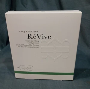 ReVive Masque Des Yeux Instant De-Puffing Gel Eye Mask 6 Pack New In Box! - Picture 1 of 2