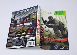 Xbox 360 ~ Greg Hastings Paintball 2 solo obras de arte originales - Imagen 1 de 2