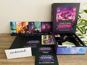 SEALED Casting Shadows Kickstarter Exclusive Edition Rare 1st Edition IN HAND - Picture 1 of 7