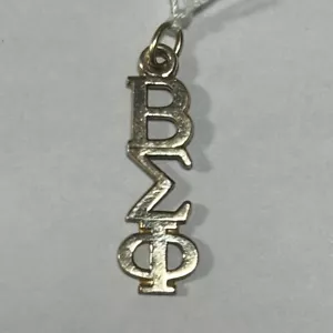 "Colgante vintage de 1"" Beta Epsilon Phi relleno de oro de 10k 1/20" - Imagen 1 de 5