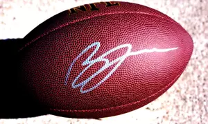 BREVIN JORDAN TEXANS FIRMATO NFL Football JSA COA HOUSTON - Foto 1 di 3