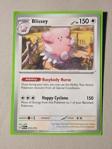 Blissey 012/015 McDonald's Match Battle Pokemon promo card 2023 NM - Picture 1 of 1