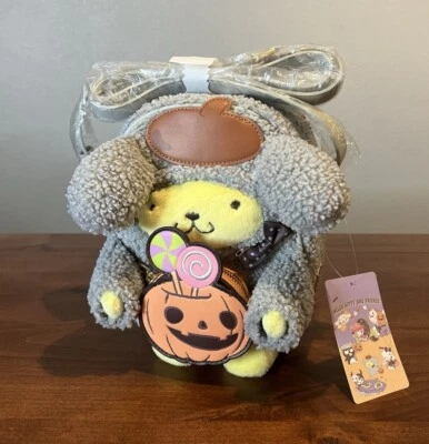 Bolso Bandolera Sanrio Pompompurin Halloween Peluche Calabaza Exclusivo Foto 1 de 4