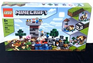 NUOVO! LEGO MINECRAFT (21161) THE CRAFTING BOX 3.0 / ALEX, STEVE, ZOMBIE, CREEPER - Foto 1 di 2