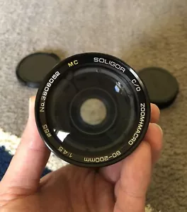 Soligor 80-200mm f4.5 C/D Zoom/Macro MC Camera Lens For Olympus OM Mount *NICE* - Picture 1 of 13