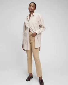 GAP Neu mit Etikett High Rise Vintage Slim Jeans mit Washwell - Khaki Hellbraun - Größe 35 - Bild 1 von 6