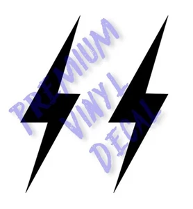 X2 Lightning Bolt Vinyl Decal Sticker - Picture 1 of 4