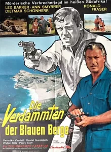 Original Filmplakat - Lex Barker - Die Verdammten der blauen Berge - Winnetou - Bild 1 von 1