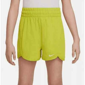 Nike Big Kids' Dri-FIT Breezy High-Waisted Training Shorts- Orange- Size L - Picture 1 of 3