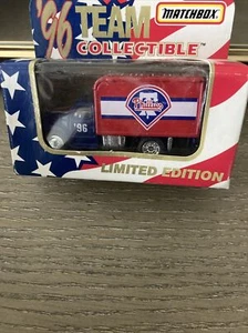 Ford F-800 1996 Philadelphia Phillies furgoneta de reparto/caja de cerillas/rosa blanca - Imagen 1 de 4