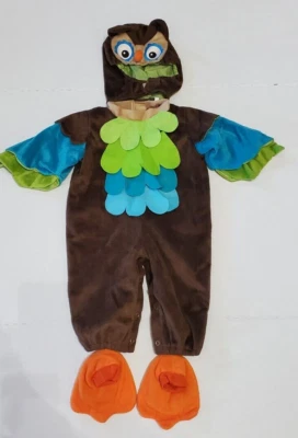 What A Hoot Infant Size 6-12 Months Jumpsuit Owl Halloween Play Costume READ - Image 1 of 4