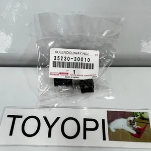 TOYOTA LEXUS GENUINE 35230-30010 TRANSMISSION SOLENOID VALVE 3WAY AT CVT JDM NEW - Picture 1 of 12