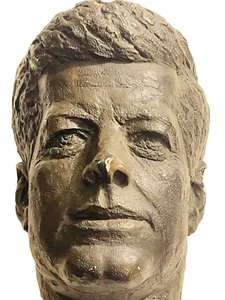 Vinatge 1964 Austin Productions Inc. JOHN F. KENNEDY Head Bust Sculpture Statue - Picture 1 of 7