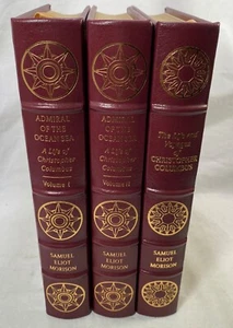 3 Vols, Admiral of the Ocean Sea +Journals by Samuel Eliot Morison, Easton-500th - Picture 1 of 11