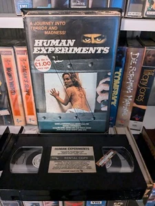 Human Experiments - Wov2000 Rare Video Nasty DPP Title VHS Pre Cert - Picture 1 of 3