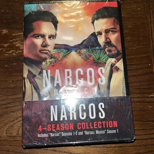 NARCOS 4 SEASON COLLECTION NEW DVD 📦 - Imagen 1 de 2