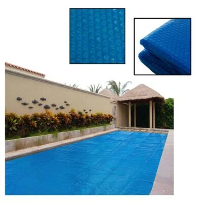 Solarfolie Solarplane Pool-abdeckung Solarheizung Wärmeplane Poolheizung Eckig - Bild 1 von 4
