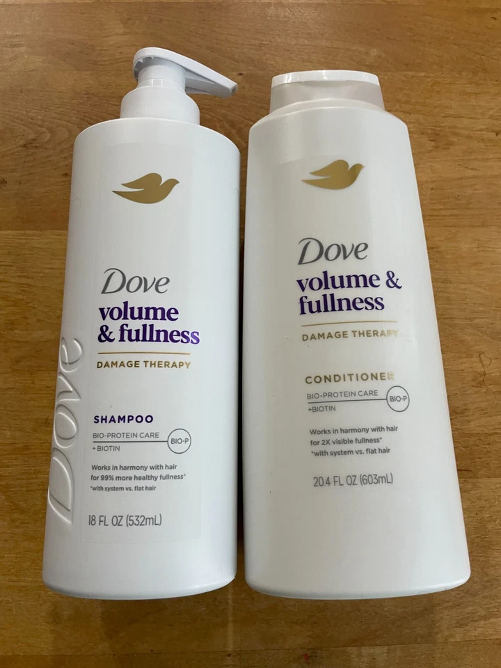 Шампунь и кондиционер 2 Dove Volume & Fullness Damage Therapy - Изображение 1 из 1